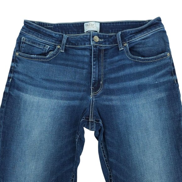 Buckle BKE Gabby Jeans Cropped Capri Size 31 High Rise Stretch Dark Wash Denim - Picture 10 of 12